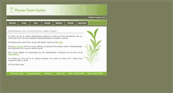 Desktop Screenshot of physio-team-oyten.de