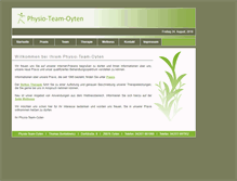 Tablet Screenshot of physio-team-oyten.de